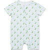Short Sleeve Bamboo Sleeper, Bluebell Bows - Pajamas - 1 - thumbnail