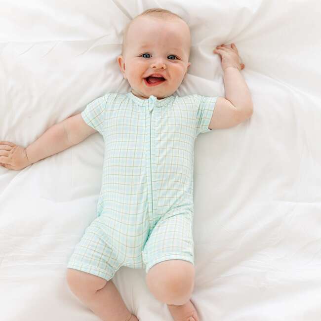Short Sleeve Bamboo Sleeper, Bluegrass Picnic - Pajamas - 2