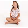 Short Sleeve & Shorts Bamboo Toddler Pajama Set, Pink Posy - Pajamas - 3