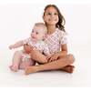 Short Sleeve & Shorts Bamboo Toddler Pajama Set, Pink Posy - Pajamas - 4