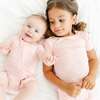 Short Sleeve & Shorts Bamboo Toddler Pajama Set, Sugar Gingham - Pajamas - 4