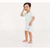 Short Sleeve & Shorts Bamboo Toddler Pajama Set, Bluegrass Picnic - Pajamas - 2