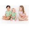 Short Sleeve & Shorts Bamboo Toddler Pajama Set, Garden Gingham - Pajamas - 3