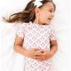 Short Sleeve & Shorts Bamboo Toddler Pajama Set, Pink Posy - Pajamas - 5