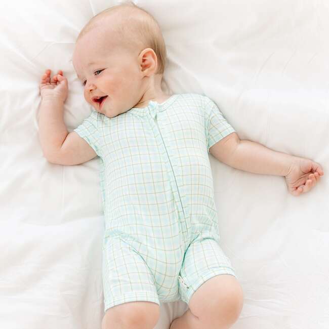 Short Sleeve Bamboo Sleeper, Bluegrass Picnic - Pajamas - 3