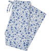 Short Sleeve & Pants Bamboo Women's Pajama Set, Porcelain Vine - Pajamas - 3