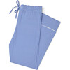 Short Sleeve & Pants Bamboo Women's Pajama Set, Cobalt Stripe - Pajamas - 3