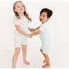 Short Sleeve & Shorts Bamboo Toddler Pajama Set, Bluegrass Picnic - Pajamas - 6