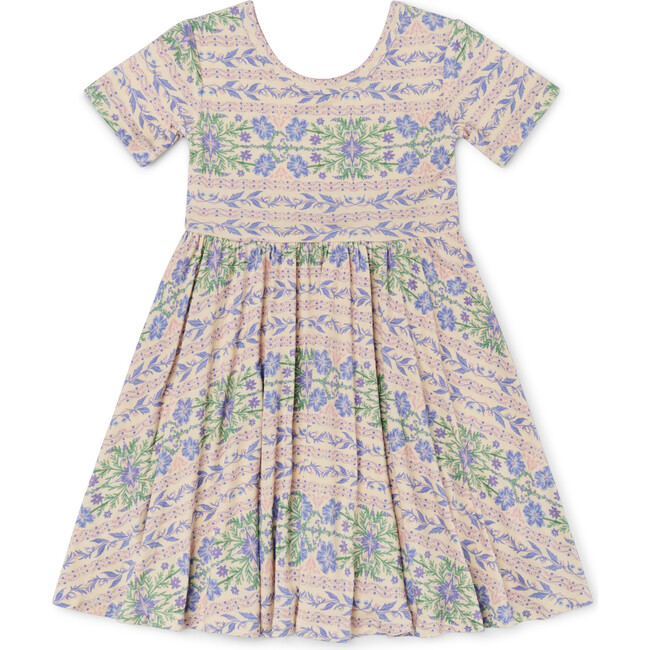 Bamboo Twirl Dress, Spring Cascade