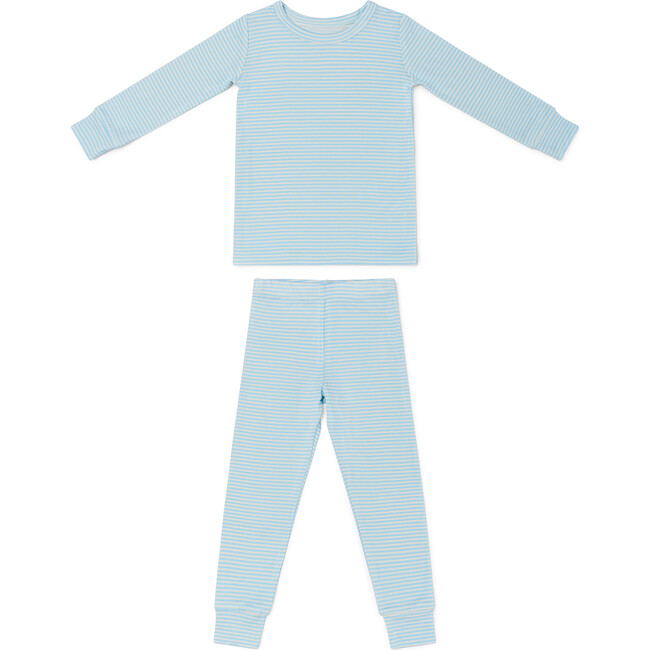 Bamboo Toddler Pajama Set, Seaside Stripe