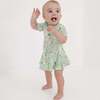 Bamboo Twirl Dress with Bodysuit, Sage Blossom - Dresses - 2