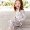 Bamboo Toddler Pajama Set, Spring Cascade - Pajamas - 2