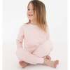 Little Lounger Bamboo Sweatsuit, Peony Stripe - Mixed Apparel Set - 4
