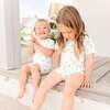 Short Sleeve & Shorts Bamboo Toddler Pajama Set, Bluebell Bows - Pajamas - 5