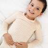 Bamboo Toddler Pajama Set, Sandstone Gingham - Pajamas - 2