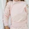 Little Lounger Bamboo Sweatsuit, Peony Stripe - Mixed Apparel Set - 5