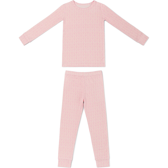 Bamboo Toddler Pajama Set, Pink Symphony