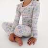 Bamboo Toddler Pajama Set, Spring Cascade - Pajamas - 4