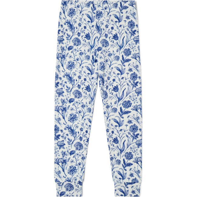 Bamboo Toddler Pajama Set, Porcelain Vine - Pajamas - 3