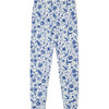 Bamboo Toddler Pajama Set, Porcelain Vine - Pajamas - 3