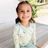 Bamboo Toddler Pajama Set, Sage Blossom - Pajamas - 2