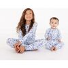 Bamboo Toddler Pajama Set, Porcelain Vine - Pajamas - 6