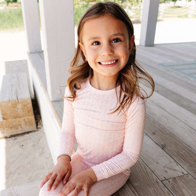 Bamboo Toddler Pajama Set, Pink Symphony - Pajamas - 2