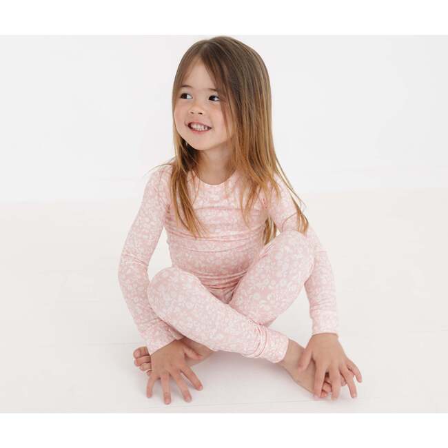 Bamboo Toddler Pajama Set, Petite Fleur - Pajamas - 2