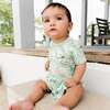 Bamboo Twirl Dress with Bodysuit, Sage Blossom - Dresses - 5