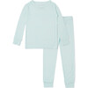 Bamboo Toddler Pajama Set, Cloud Stripe - Pajamas - 1 - thumbnail