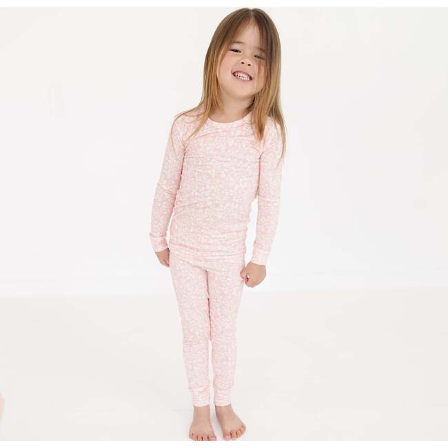 Bamboo Toddler Pajama Set, Petite Fleur - Pajamas - 3