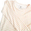 Bamboo Toddler Pajama Set, Sandstone Gingham - Pajamas - 5