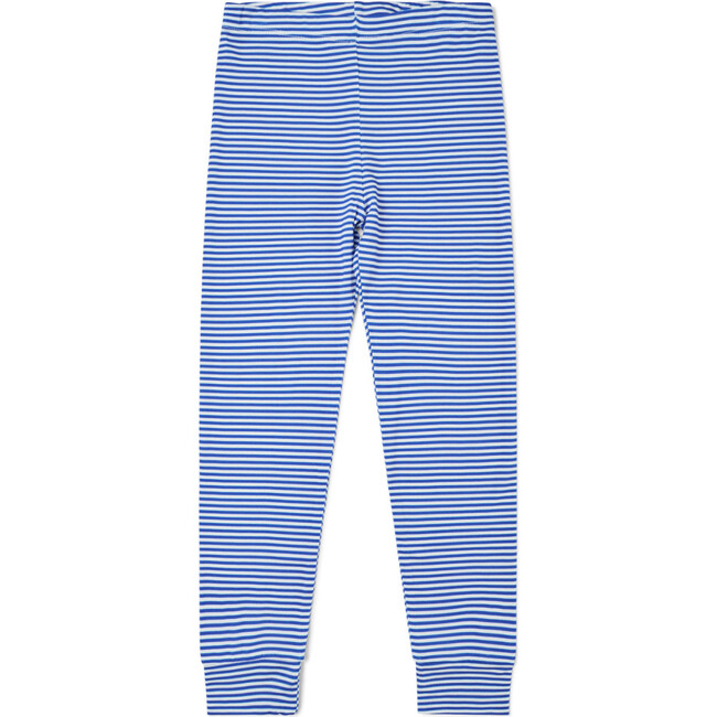 Bamboo Toddler Pajama Set, Cobalt Stripe - Pajamas - 3
