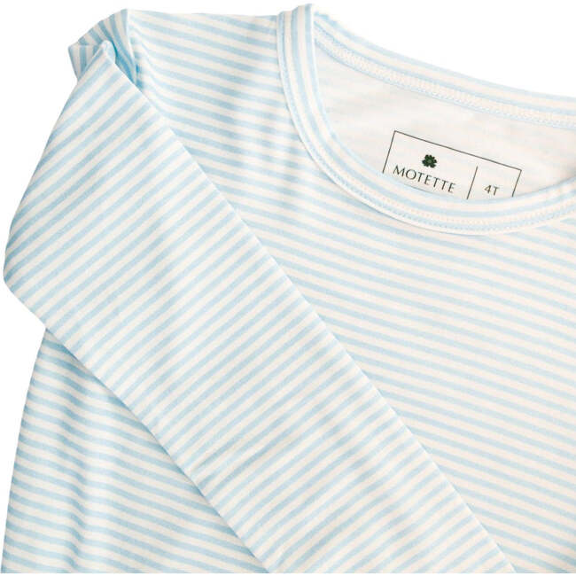 Bamboo Toddler Pajama Set, Seaside Stripe - Pajamas - 6
