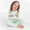 Bamboo Toddler Pajama Set, Mint Meadows - Pajamas - 2