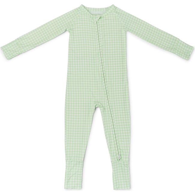 Bamboo Sleeper, Pistachio Gingham