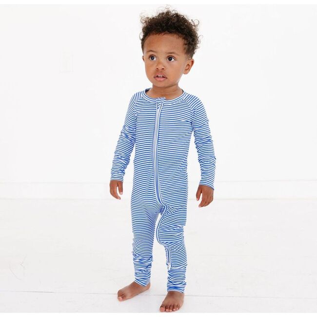 Bamboo Sleeper, Cobalt Stripe - Pajamas - 3