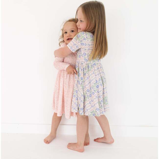 Bamboo Twirl Dress, Spring Cascade - Dresses - 6