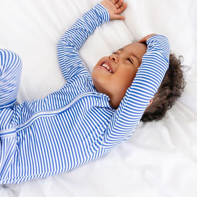 Bamboo Sleeper, Cobalt Stripe - Pajamas - 5