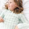 Bamboo Toddler Pajama Set, Mint Meadows - Pajamas - 4
