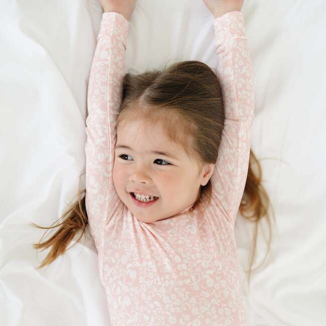 Bamboo Toddler Pajama Set, Petite Fleur - Pajamas - 6