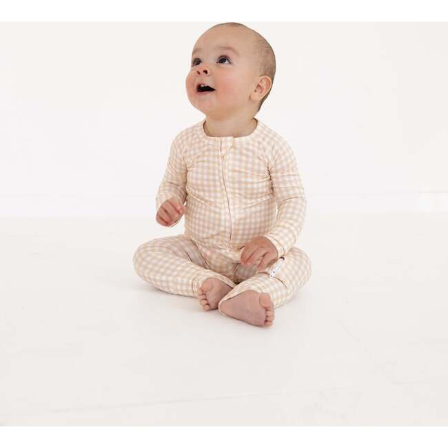 Bamboo Sleeper, Sandstone Gingham - Pajamas - 3