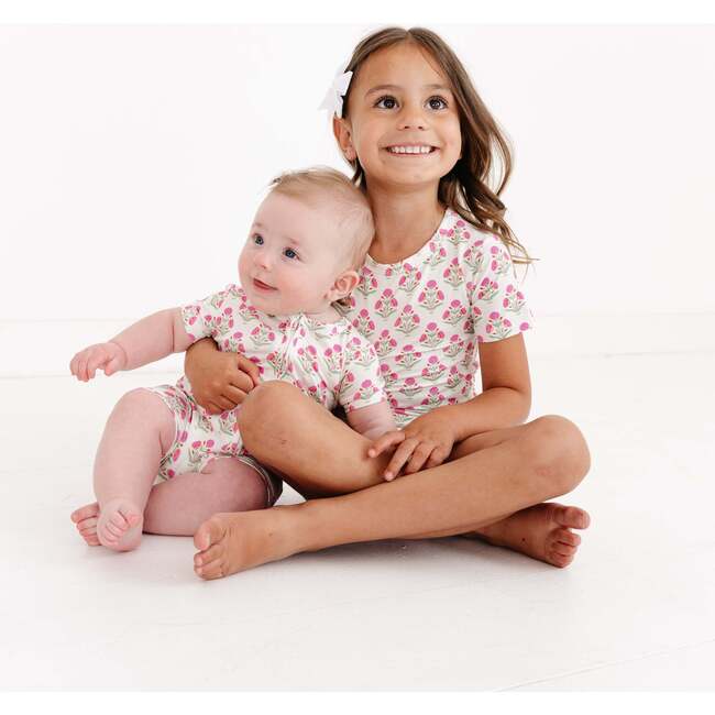 Bamboo Sleeper, Pink Posy - Pajamas - 4