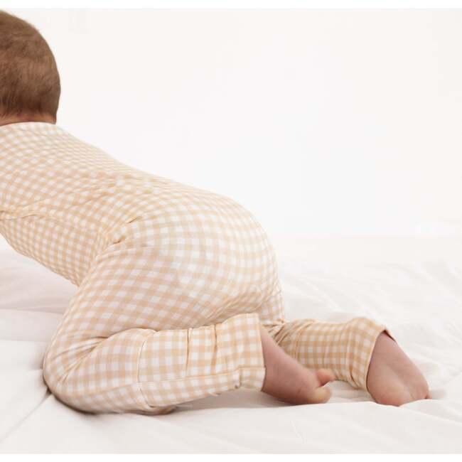 Bamboo Sleeper, Sandstone Gingham - Pajamas - 6