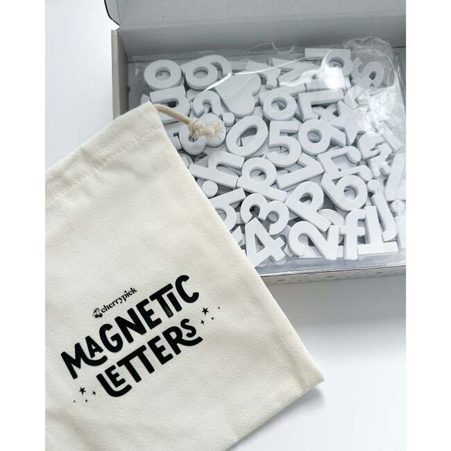 Magnetic Letters, White - Developmental Toys - 2