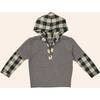 Doran Shirt, Charcoal Plaid - Sweatshirts - 1 - thumbnail