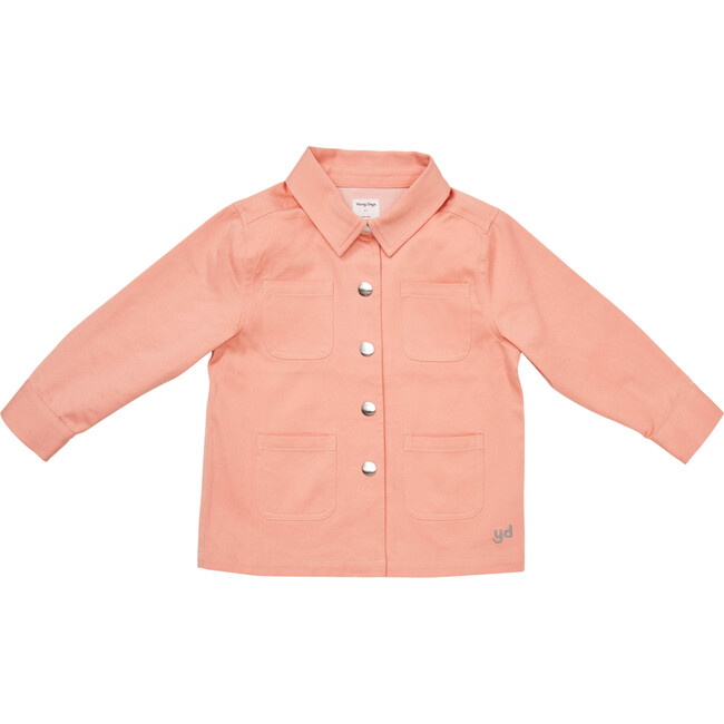 Venice 4-Pocket Long Sleeve Jacket, Salmon