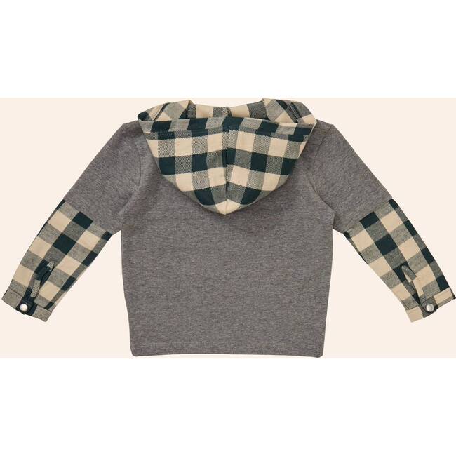 Doran Shirt, Charcoal Plaid - Sweatshirts - 3
