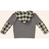 Doran Shirt, Charcoal Plaid - Sweatshirts - 3