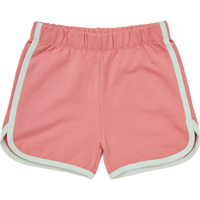 Daytona Elastic Waist Piped Shorts, Mauveglow